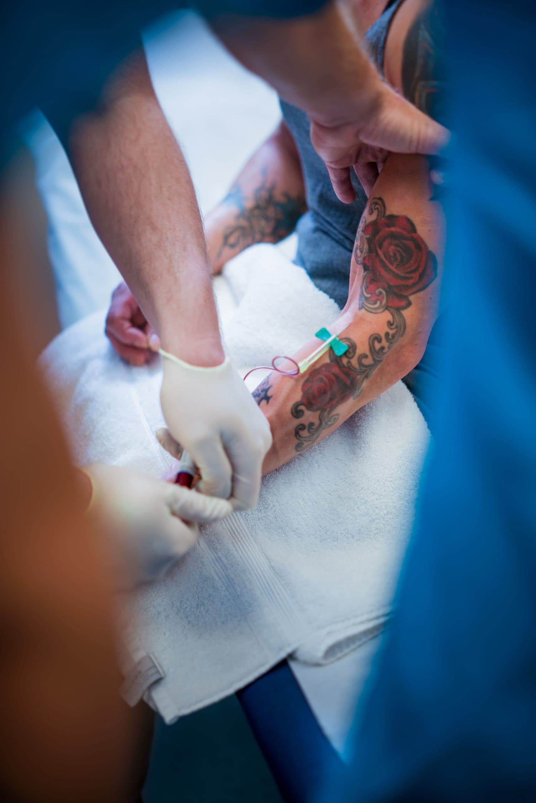 Blood draw for PRP preparation